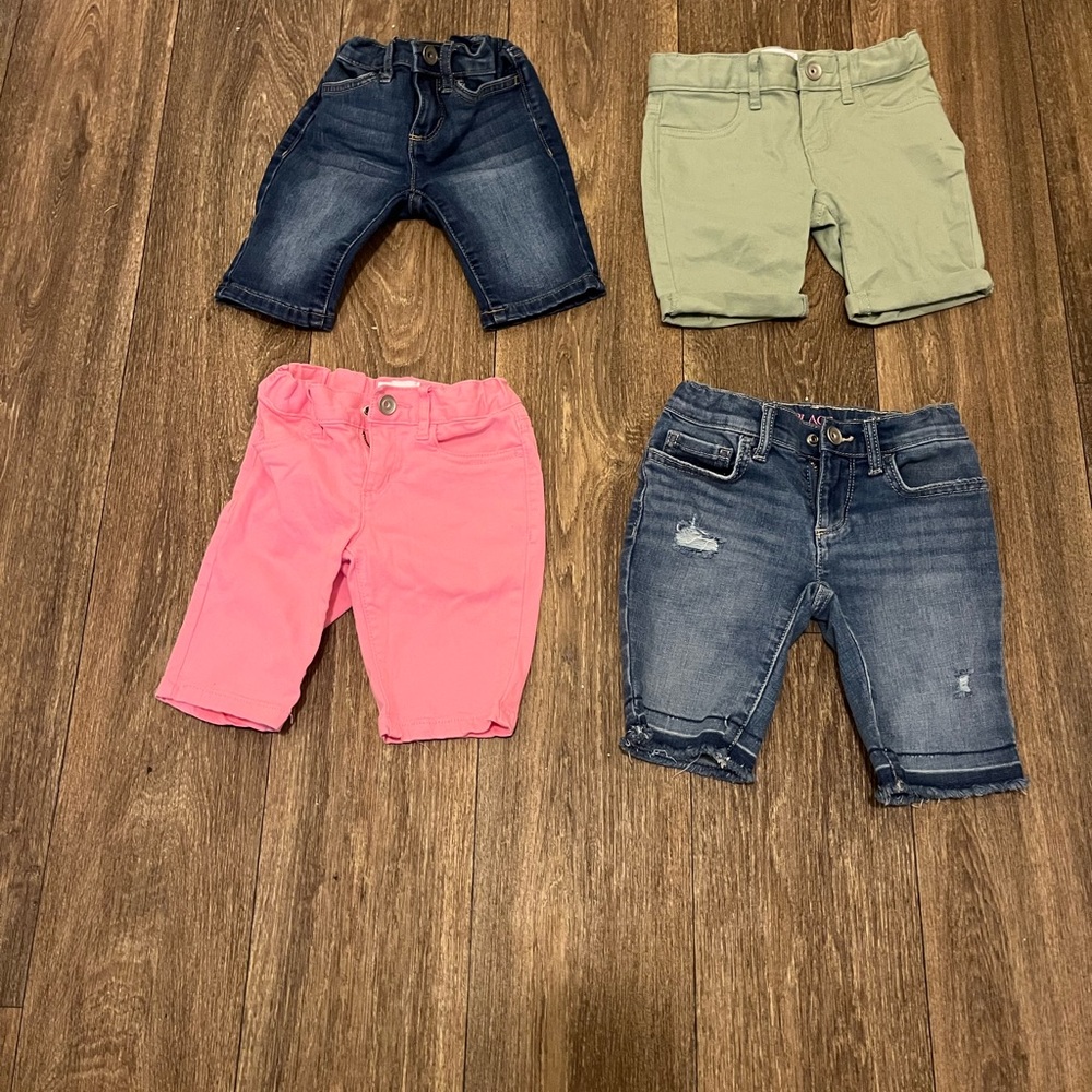 Blue and Green Shorts Set Versatile and Comfortable